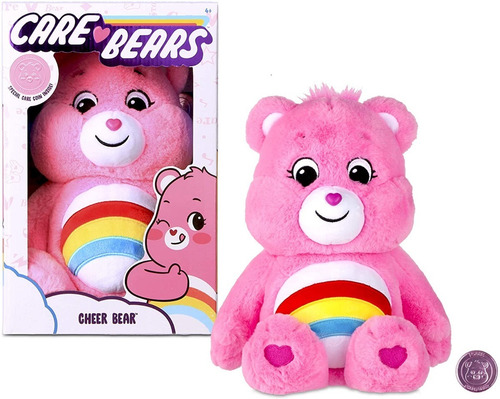 Imagem 1 de 6 de Pelúcia Ursinhos Carinhosos Care Bears 2020 Cheer Pink Rosa