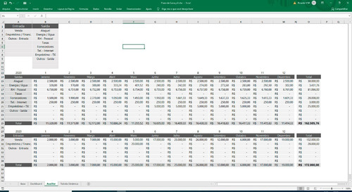 Imagem 5 de 5 de Planilha Fluxo De Caixa Com Aviso De Vencimento E Dashboard