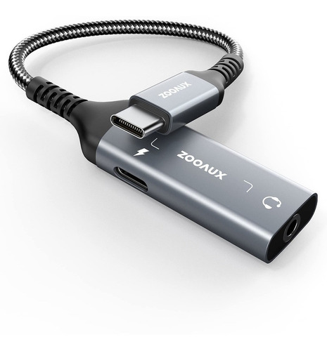 Nueva Versión Adaptador Y Cargador De Audio Usb Tipo C...