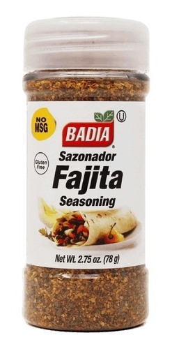 Sazonador Fajita 78 Gr. Marca Badia