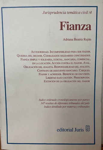 Imagen 1 de 1 de Fianza