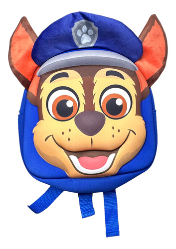 Mochila Pre-escolar 3d Paw Patrol Chase Cn Arnes Antiperdida