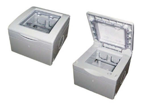 Caja Con Membrana 2 Módulos Contacto Electricidad Colon 