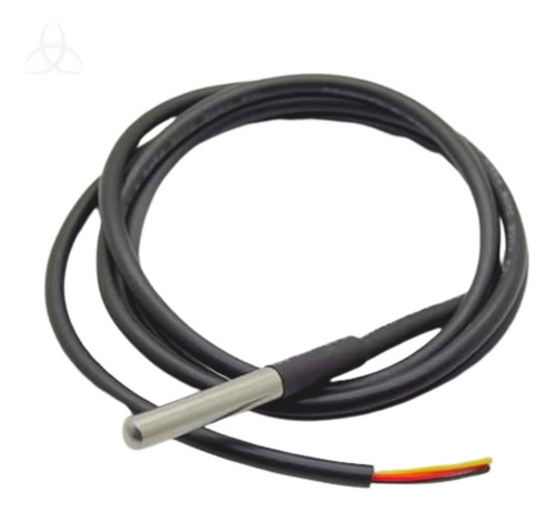 (1 Peça) Sensor De Temperatura Ds18b20 Dágua Prova