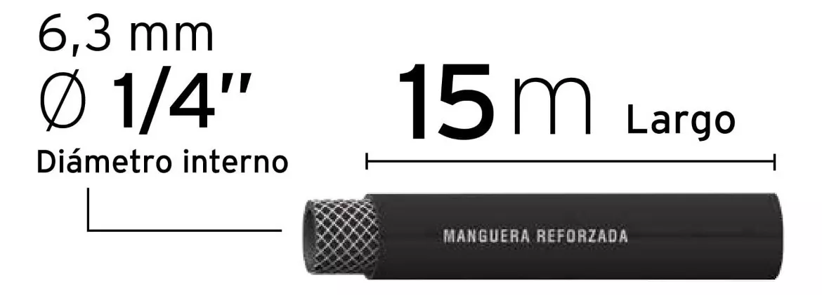 Primera imagen para búsqueda de manguera para compresor 3 8