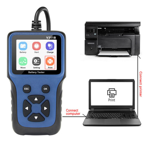 Analizador De Baterías Para Automóviles V311b 12v Car Tester