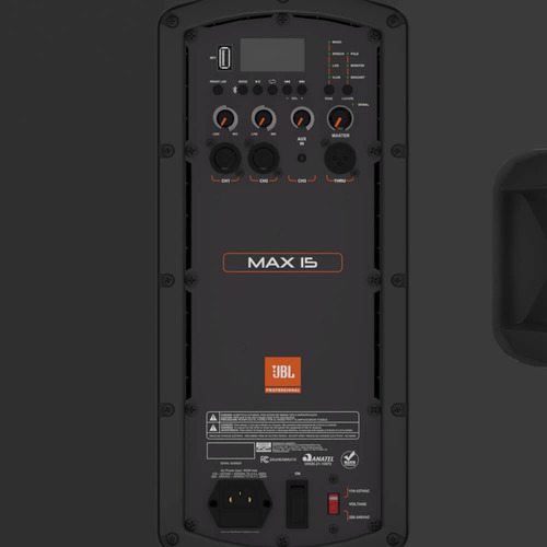 Caixa De Som Jbl Max 15 Ativa Com Bluetooth Bivolt Preto