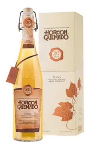 Pisco Horcon Quemado, 20 Años 43° /bbvinos