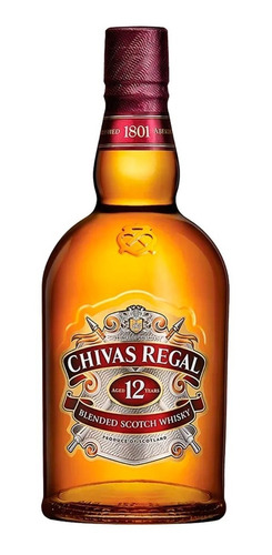 Whisky Chivas Regal 12 Años Escocés 750 Ml
