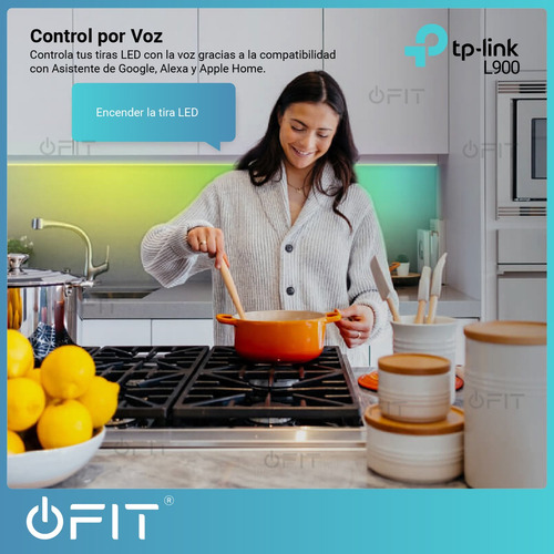 Imagen 5 de 10 de Tira De Luz Led Wi-fi Rgb 5mts Inteligente Streaming Tp-link