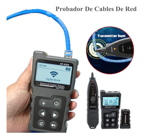 Probador Testeador Cables De Red Network Cable Tester