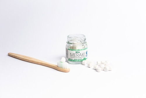 Imagen 3 de 6 de Meraki Bits Dentifrico Sabor Menta Comprimidos Naturales X62
