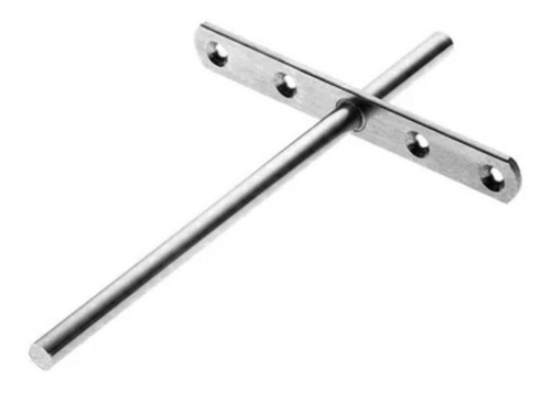 Imagem 1 de 1 de Suporte Invisível Zincado 150mm - 2 Peças