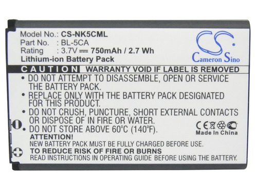 Bat Para Nokia Bl-5c Bl-5cb Br-5c Olympia Ln-4c Uniscope U73