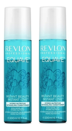 Acondicionador Revlon Equave200 Ml Desenredar (2 Piezas)