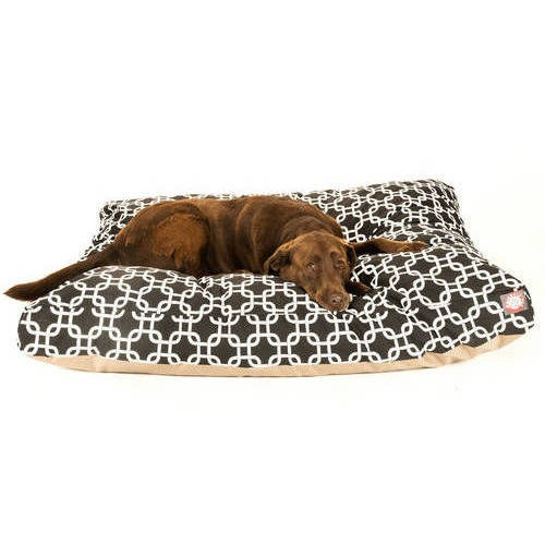 Cama Rectangular Para Mascotas Cubierta Removible Majestic