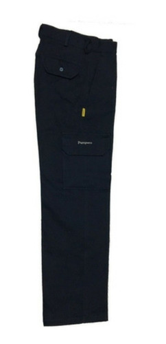 Pantalon Cargo Pampero Uso Intenso Talle 50 Color Negro Okm