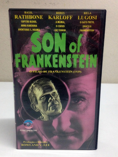 Son Of Frankenstein - O Filho Do Frankenstein (1939) - Vhs (Usado)