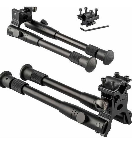 Bipode Táctico+adaptador Tiro Caza Airsoft Gotcha Bb Gofar
