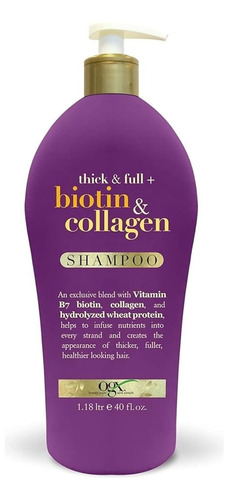 Ogx Shampoo Biotin & Colageno (1.18lt)