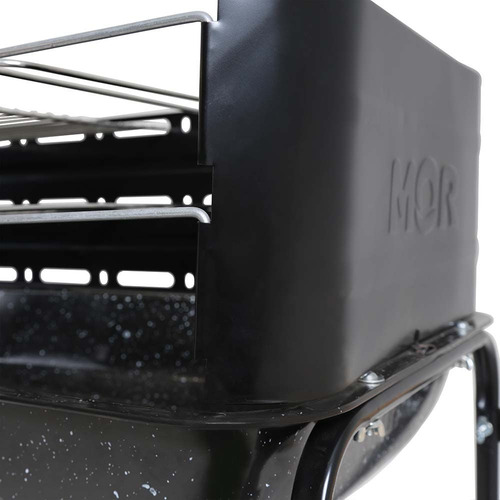 Parrillero Barbacoa Esmaltado Rodeio Leña O Carbón