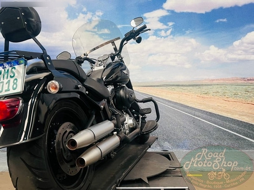 Harley Davidson-flstf Fat Boy-preta -2008 -65.000 Km
