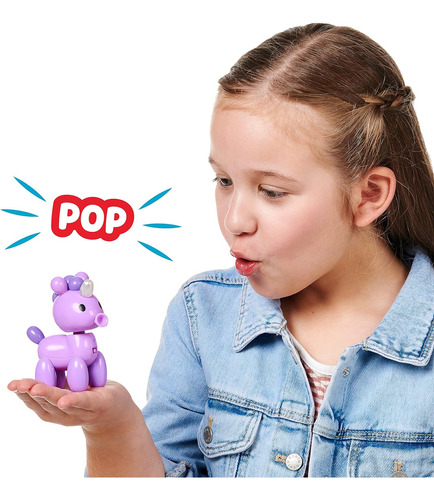 Squeakee Minis Sugapops The Unicorn | Interactive Toy Pet Wi