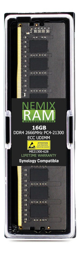 Nemix Ram 16gb Ddrmhz Ecc Dimm Sin Búfer D4eu01-16g Synology