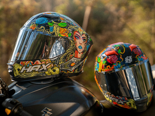 Hax Casco Integral Para Moto. Dot + Ece 06. Force Valkyrie
