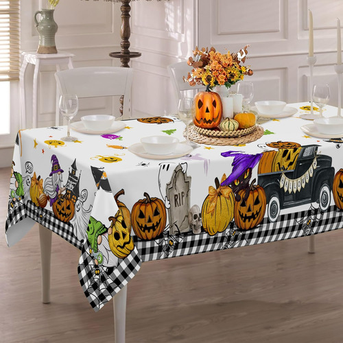 Mantel De Halloween, Mantel Rectangular De Halloween De 60 X