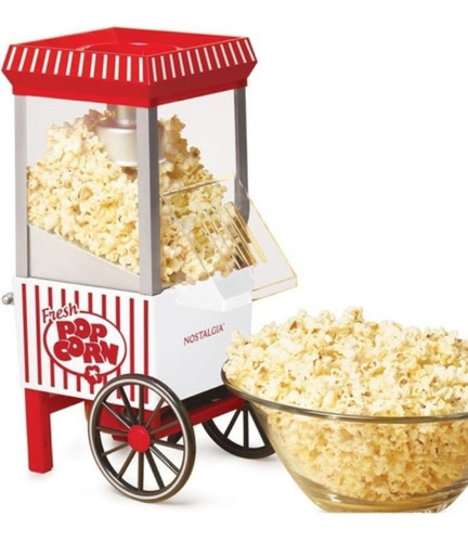 Máquina De Palomitas Nostalgia Ofp501coke Aire Caliente Roja