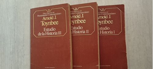 Estudio De La Historia - 3 Tomos - Arnold Toynbee