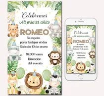 Comprar Tarjetas Invitaciones Digitales Personalizadas Safari