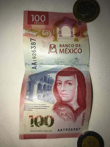 Billete $100 Pesos Mxn, Serie Aa