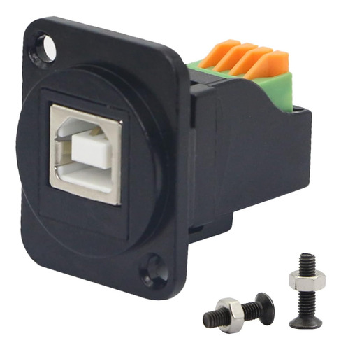 Terminal De Montaje En Panel Usb 2.0 Qianrenon, Conector ...