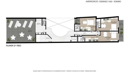 Imagen 20 de 23 de Departamento Monoambiente Con Terraza A La Venta Construcción Ituzaingo 1600 - Abasto