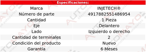 1 - Sensor Abs Del Izq/der Injetech E-250 Cw L6 4.9l 90-91