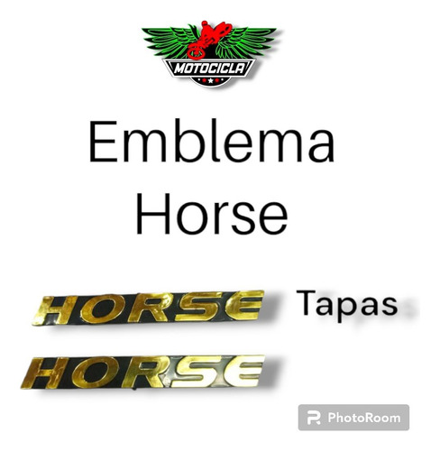 Emblemas Tapas Laterales Moto Horse