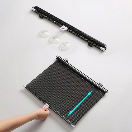 Roll Up Sunshade Blind Cortina Blackout For Coche Baño