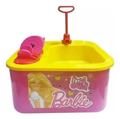 Lavavajillas Barbie Original Tv Con Accesorios Photoprint