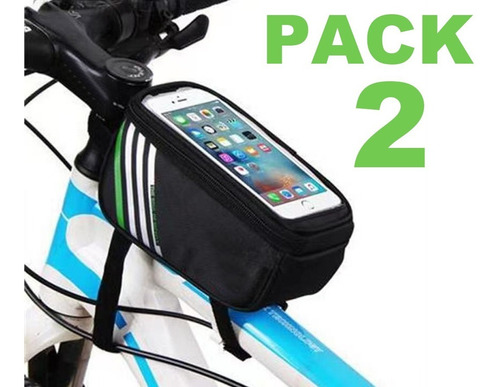 Pack X2 Bolso Porta Celular Para Bicicleta Touch