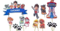 Comprar Topper Para Torta Paw Patrol Pinchos Paw Patrol