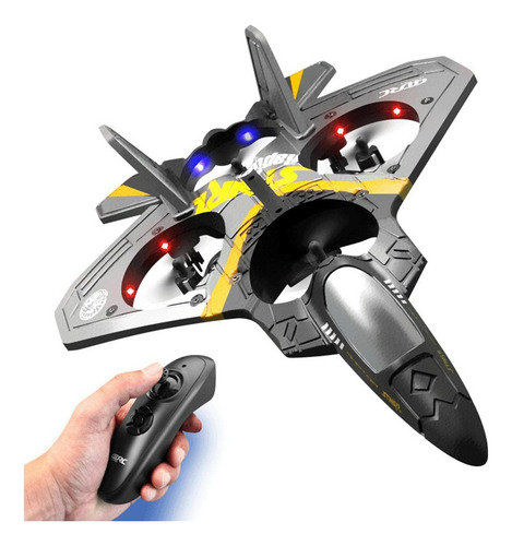 Avión Planeador De Espuma Rc Accesorios Para Aviones Plata