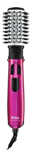 Escova Rotativa Philco Pec03r Beauty Shine Single 1100w Cor Rosa 127V