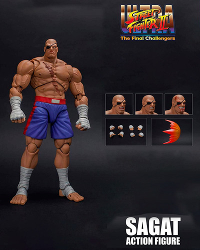 Storm Collectibles Street Fighter Ii Sagat 1/12 - Novo