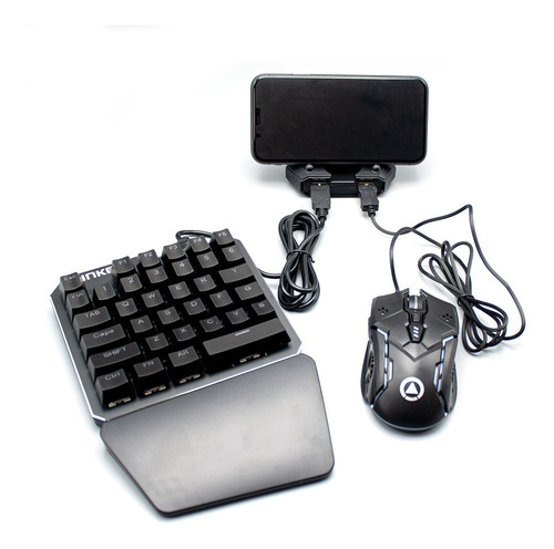Imagen 2 de 2 de Mini Teclado Mecanico Pc Usb Keyboard Con Luces Rgb