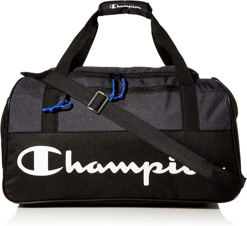 Champion Bolsa De Lona Con Logotipo, Negro -