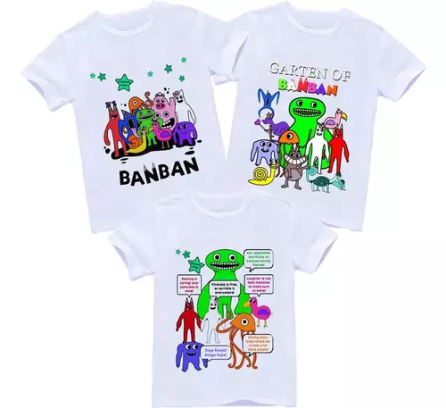 Camiseta Camisa Longa Rainbow Roblox Creche Do Banban #2