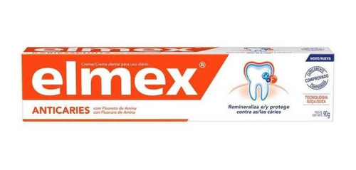 Pack X 6 Unid. Pasta Dental  Anticaries X90gr Elmex