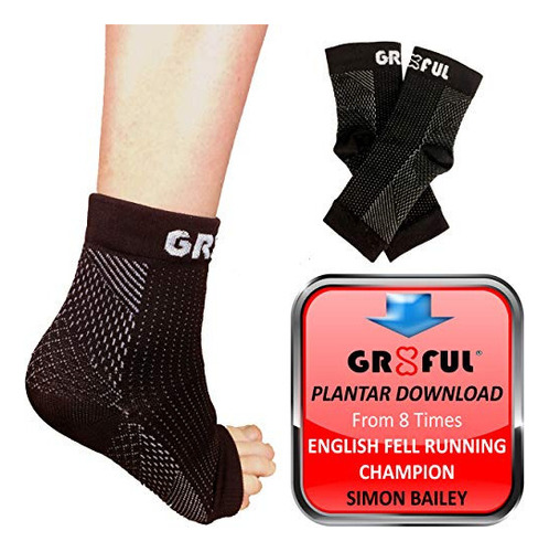 Gr8ful Calcetines Para Fascitis Plantar | Mangas De Soporte 